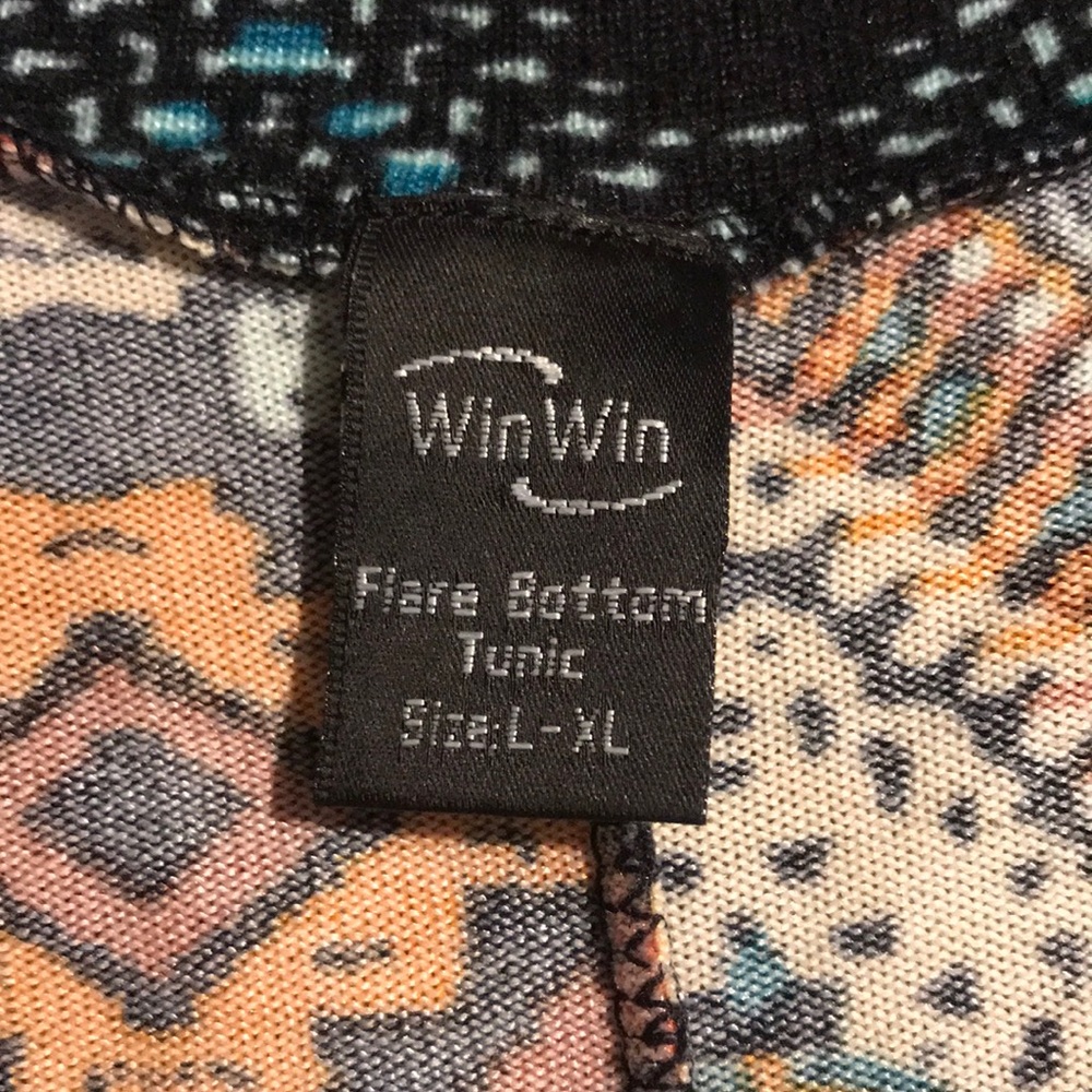 Flare bottom tunic
